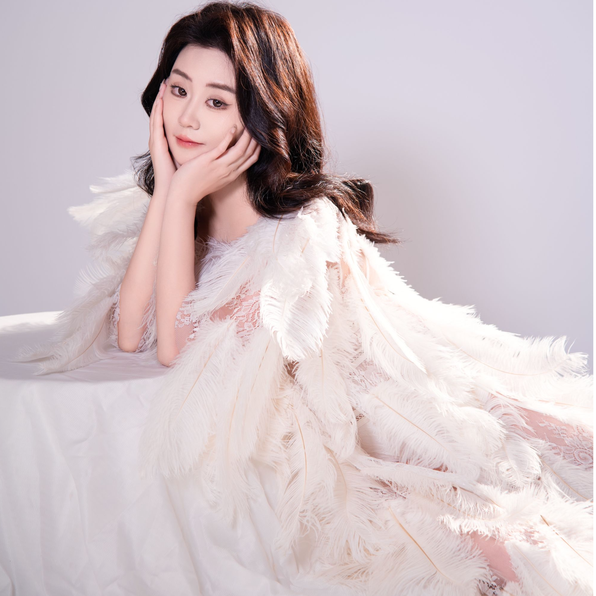 L保龄球紫TA0441紫色2025新款经典百搭链条真皮单肩斜跨手拎小包