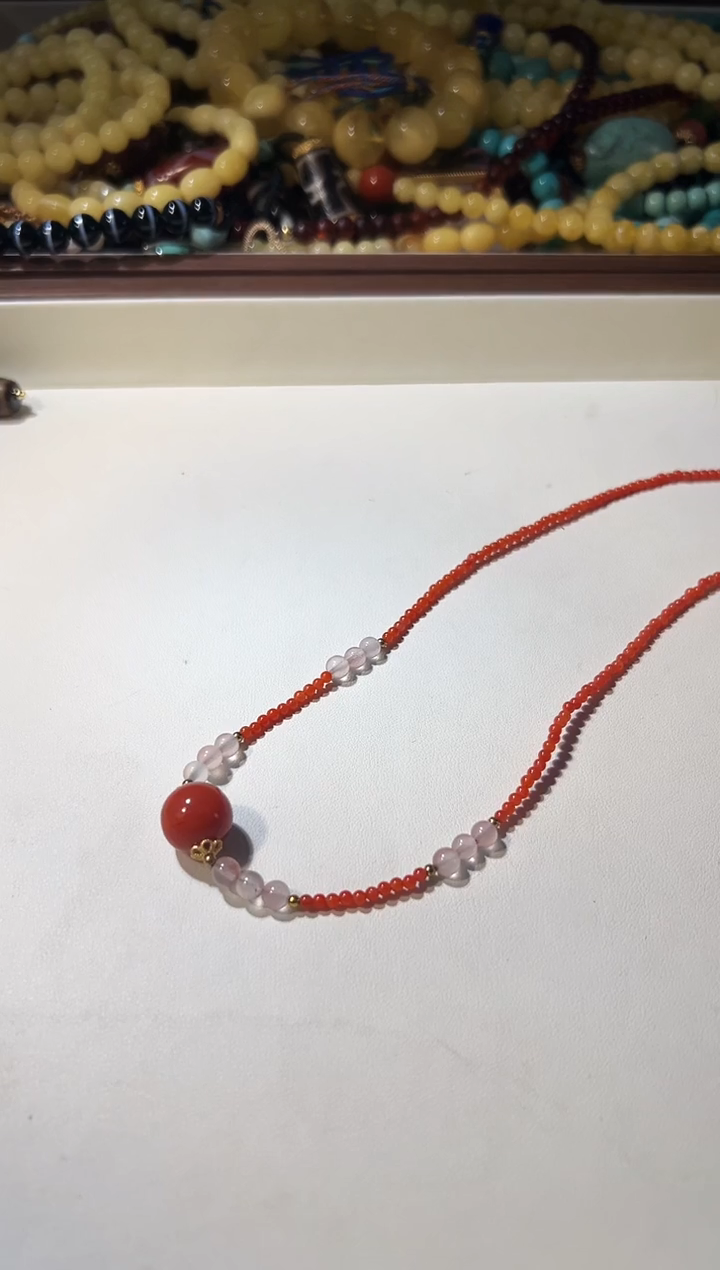 未镶嵌项链南红玛瑙南红项链