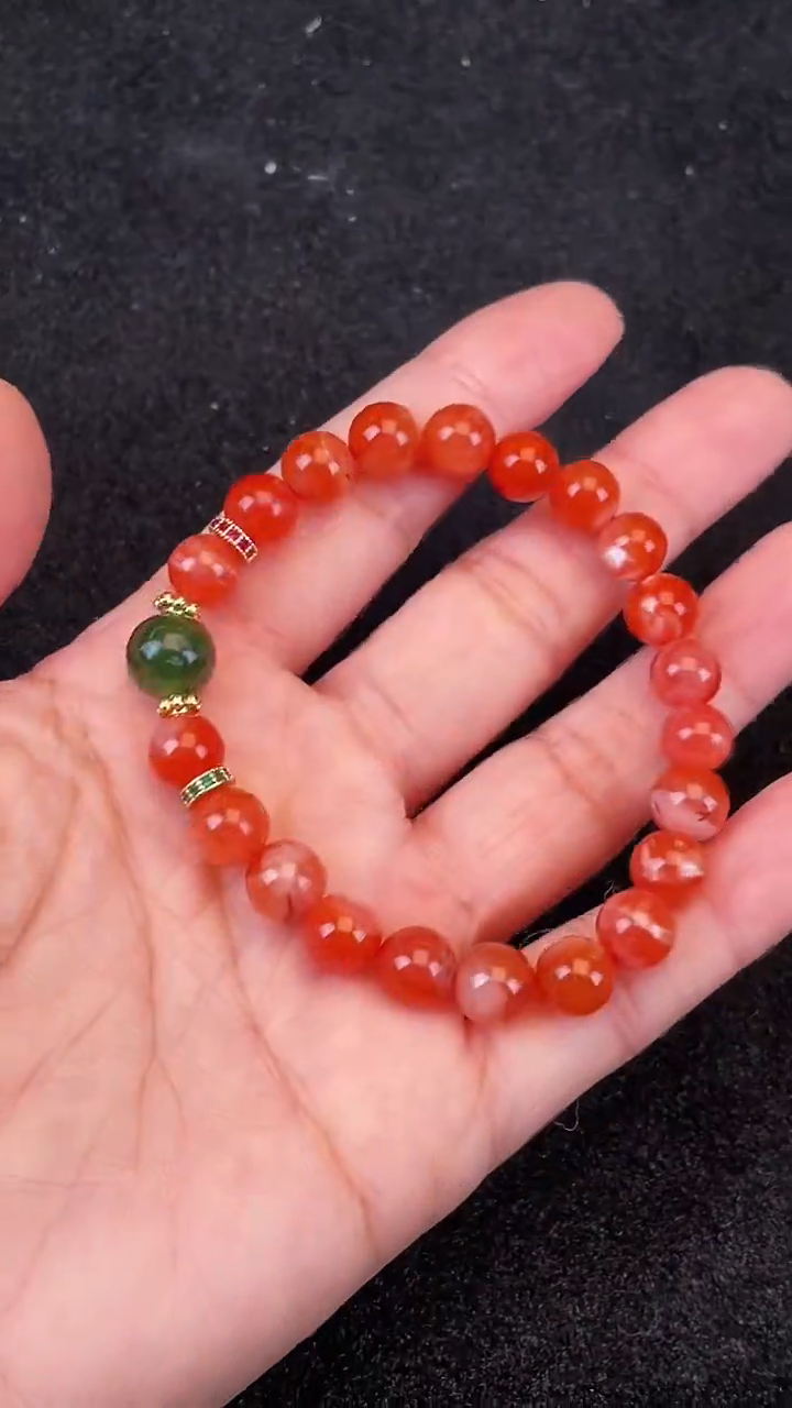 未镶嵌手串南红玛瑙卡8