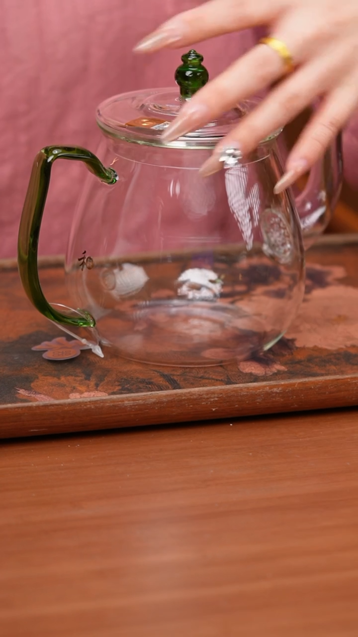 【闪购商品】禾器/晶彩文仕壶/湖绿