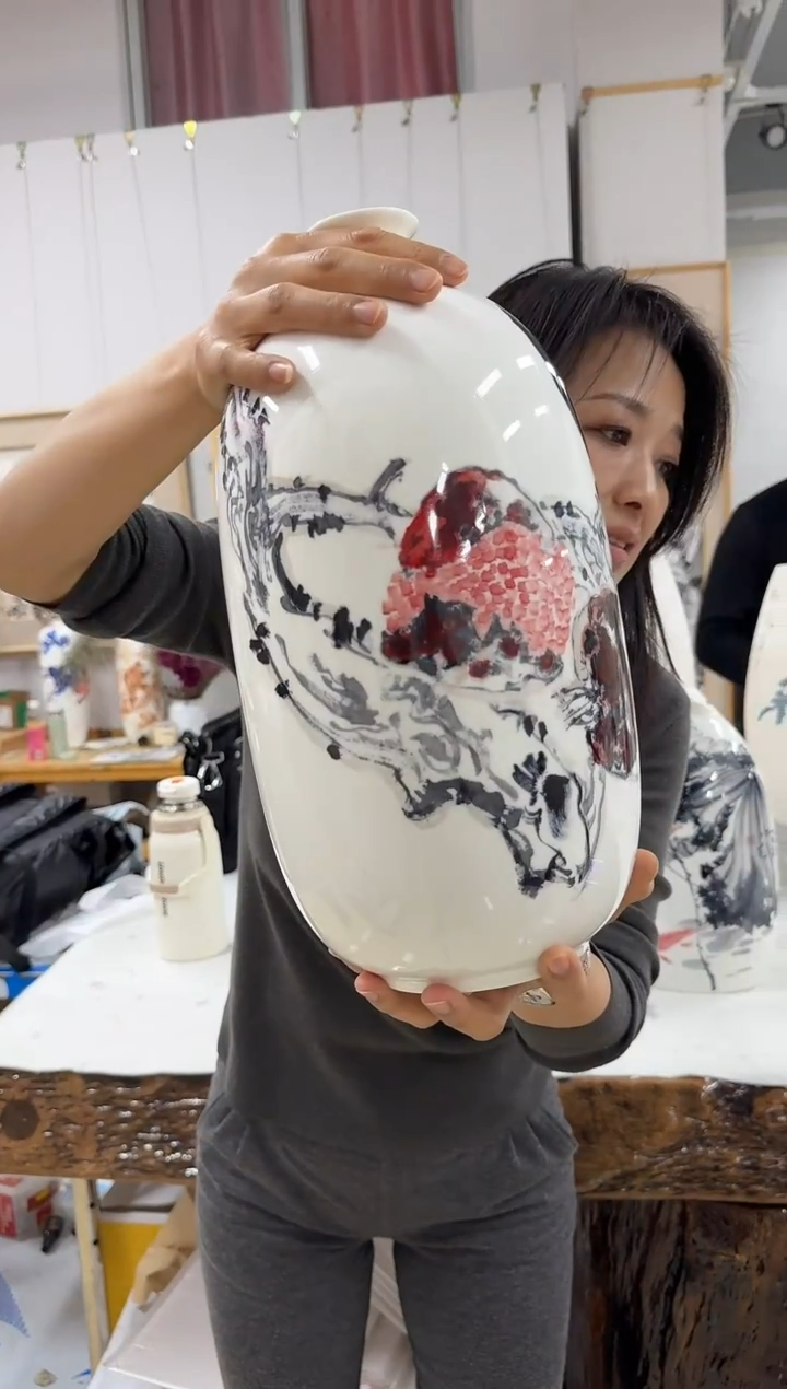 国画炳山艺术--秦老师作品 