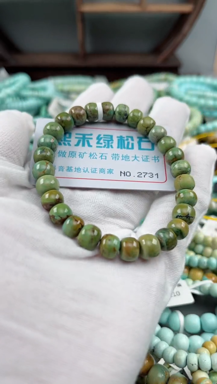 未镶嵌绿松石松石2731