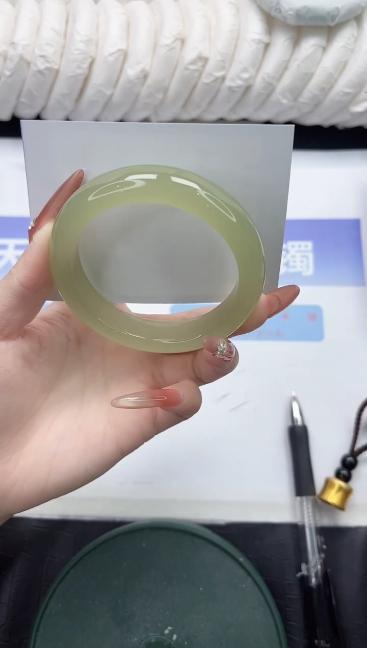 未镶嵌手镯石英质玉55-58