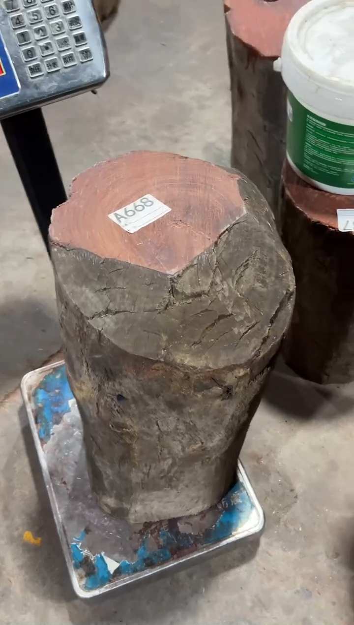 紫檀木类端景台玩*仁赞比亚血檀 非洲紫檀