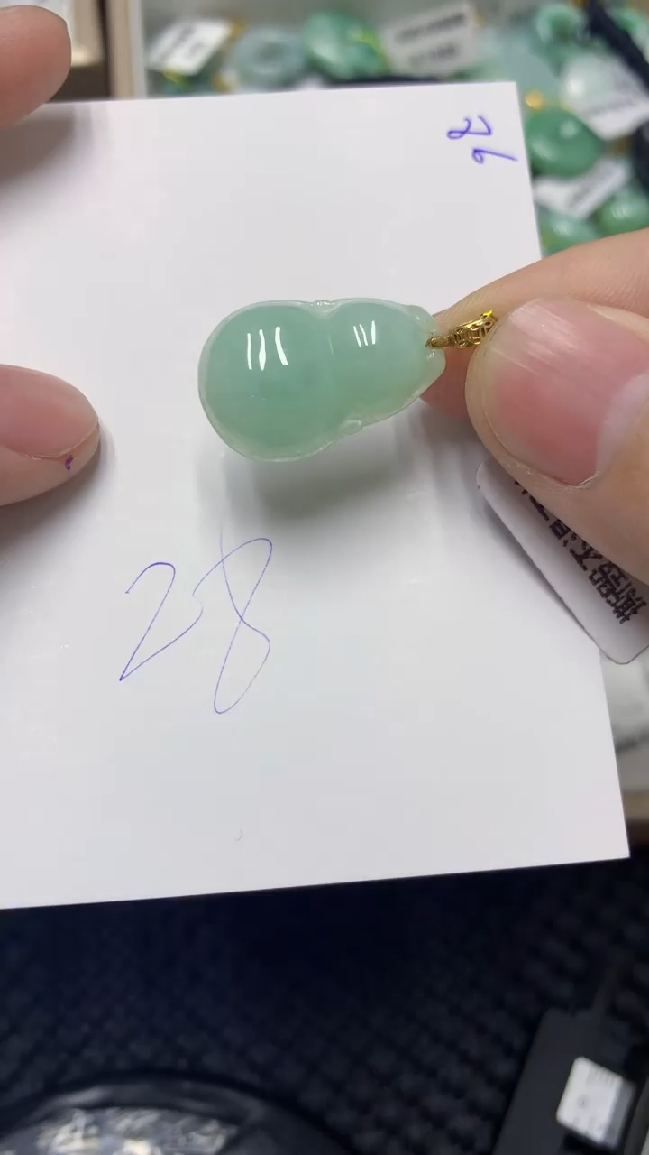 颈饰未镶嵌翡翠缅甸A货翡翠