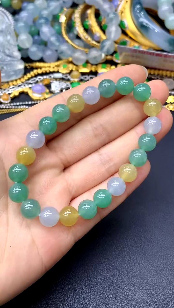 未镶嵌手链翡翠417-中国好珍宝