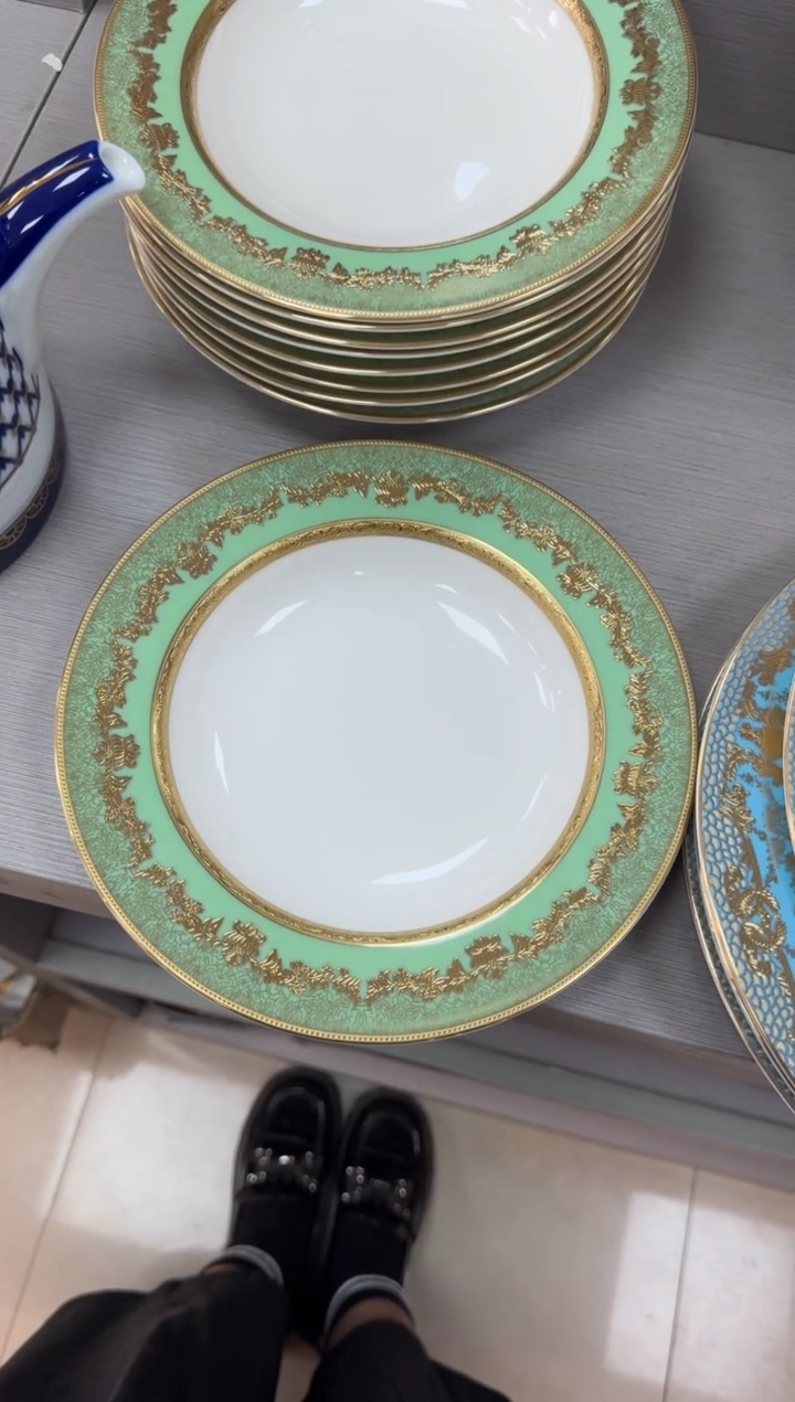 【闪购商品】瓷片8.5英寸草帽盘2个福利款