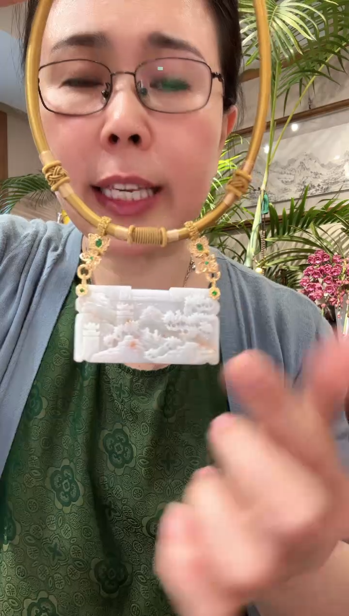 【闪购商品】翡翠颈饰未镶嵌国风