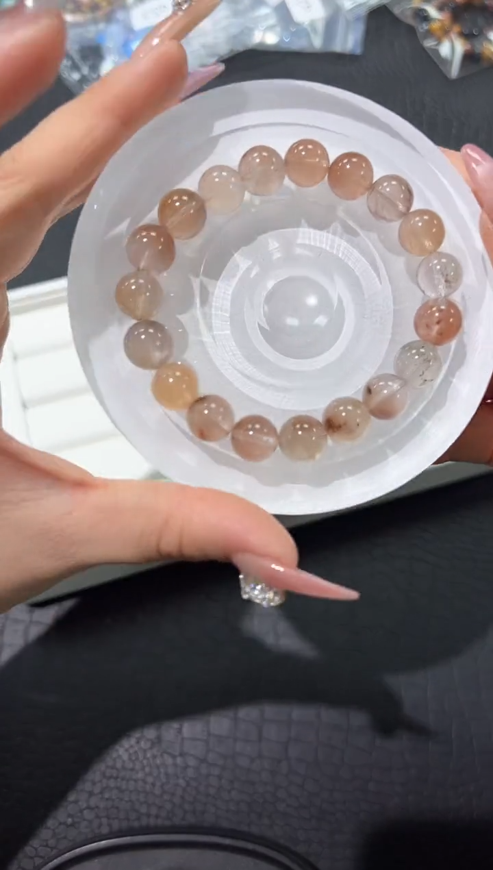 水晶手串未镶嵌54q多样性发其一【1条】默认微瑕