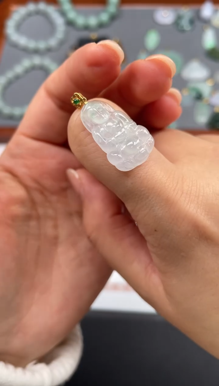 【闪购商品】定制翡翠18K金镶嵌03-09HDJT0152423