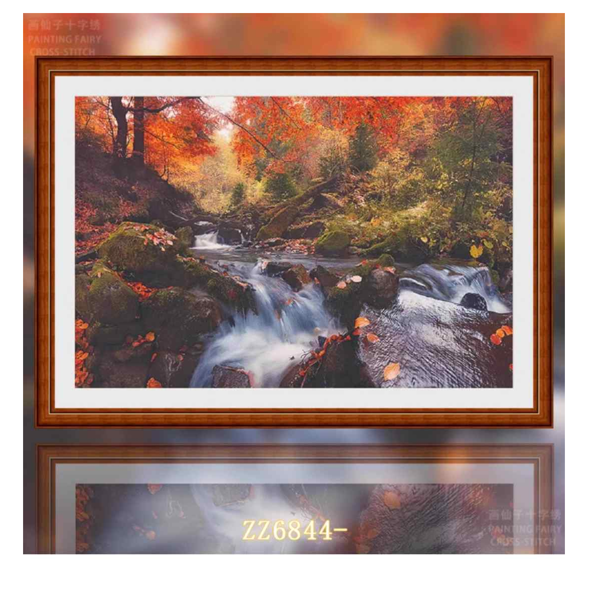 【ZZ6844-枫林醉】十字绣2024新款客厅餐厅简单新手款手