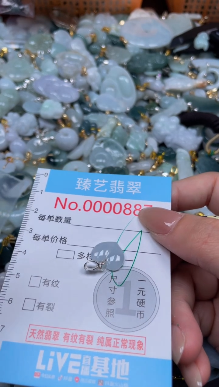 颈饰未镶嵌翡翠887