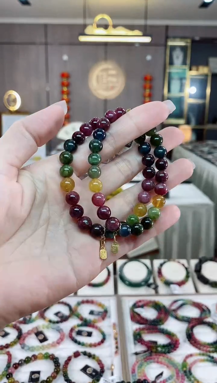 【闪购商品】单圈手串7mm+未镶嵌碧玺（多样性发一条）hon