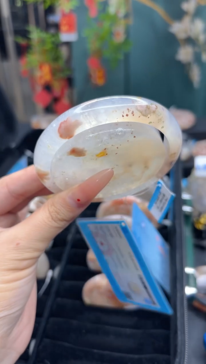 【闪购商品】石英质玉手镯未镶嵌662（66圈赠送镯心）