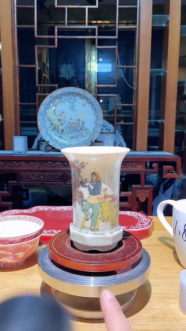 瓷片画片随缘一个