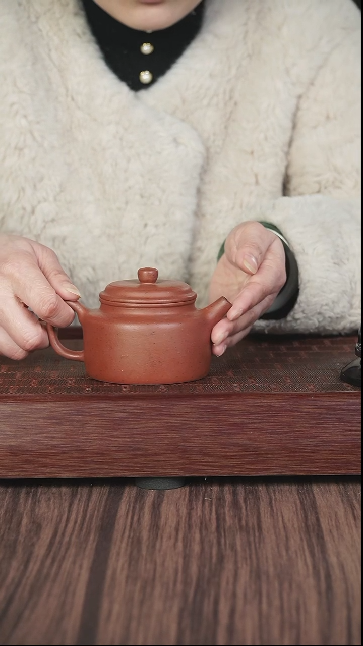 【闪购商品】紫砂茶壶老朱泥  德钟