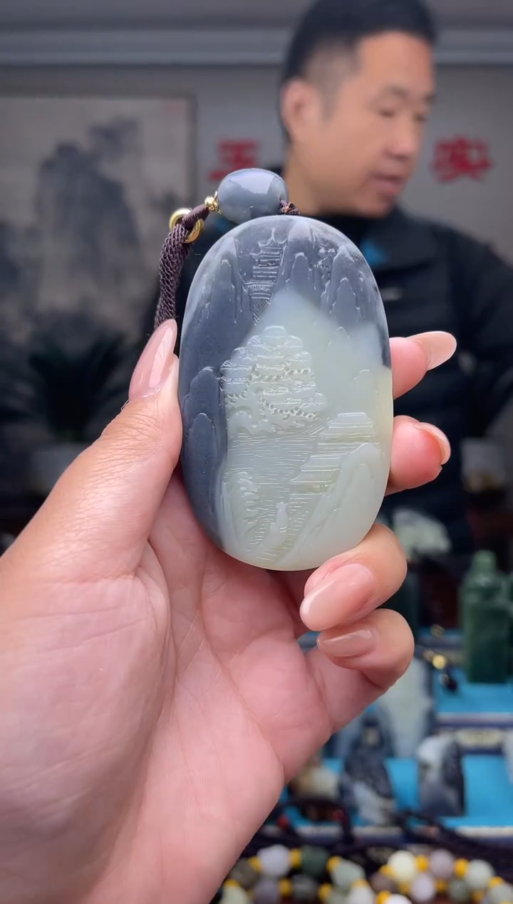 未镶嵌和田玉挂件1