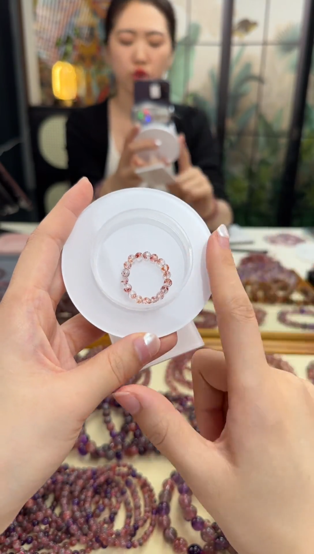 未镶嵌戒指水晶芬达金草莓戒指 多样性发一