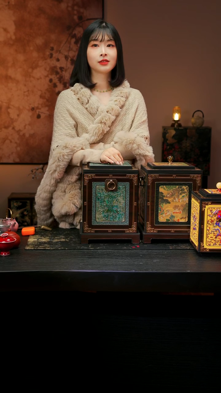 用****3壹藏贰宝青铜32 7饼茶叶罐