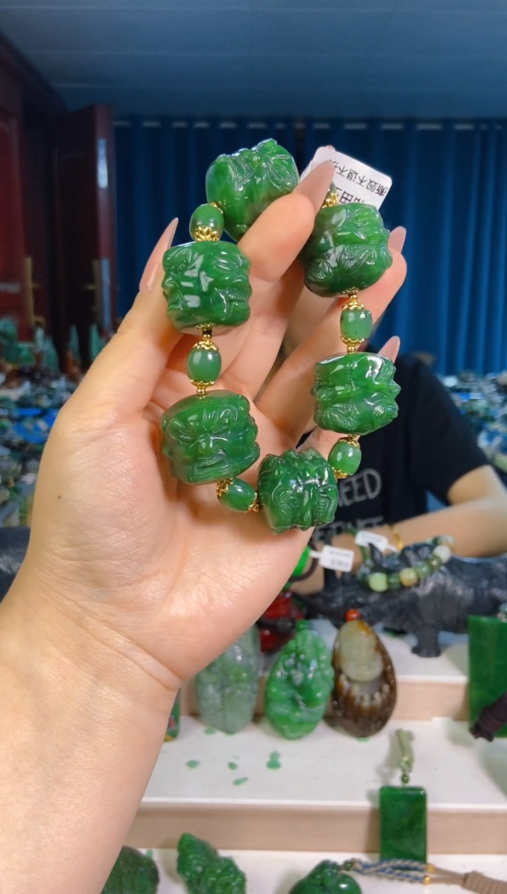 和田玉未镶嵌挂件1