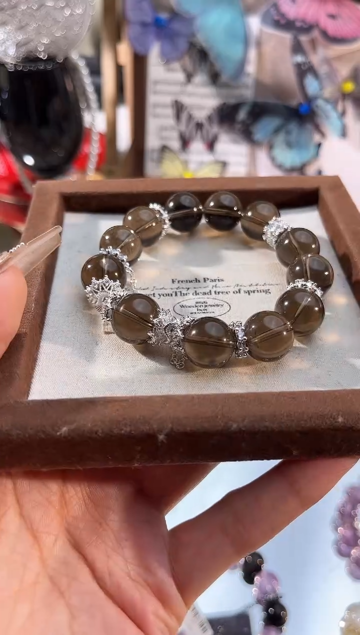 【闪购商品】水晶手链未镶嵌多样性发货颜色微差发其一