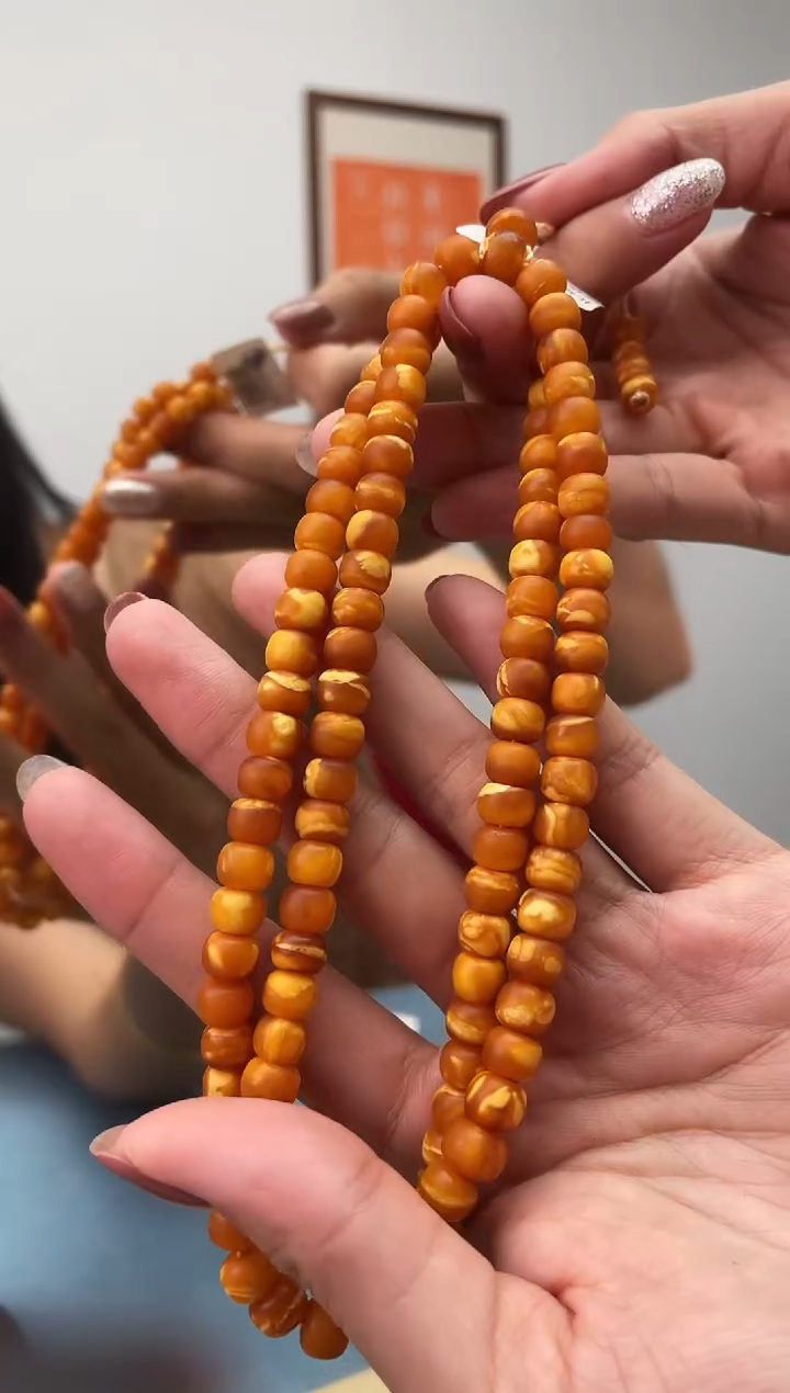 未镶嵌蜜蜡珠宝奇石假一罚十，花蜡发一件