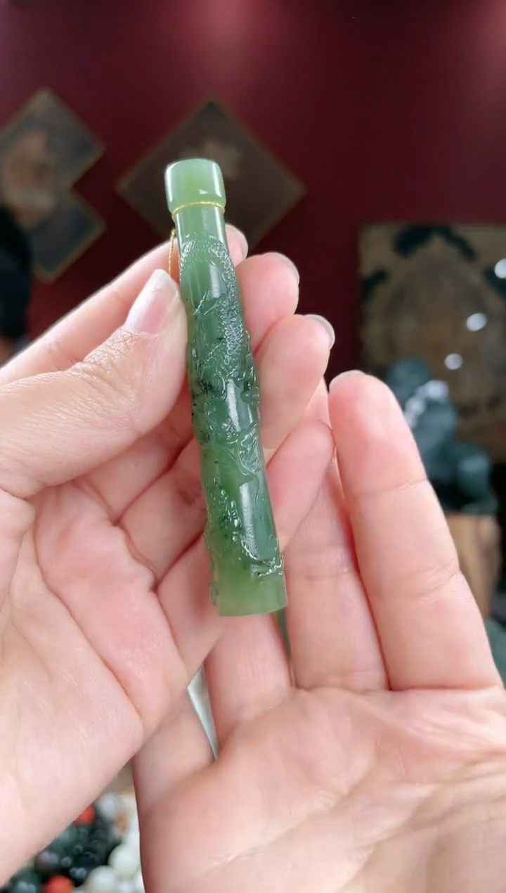 【闪购商品】和田玉把件未镶嵌龙把件