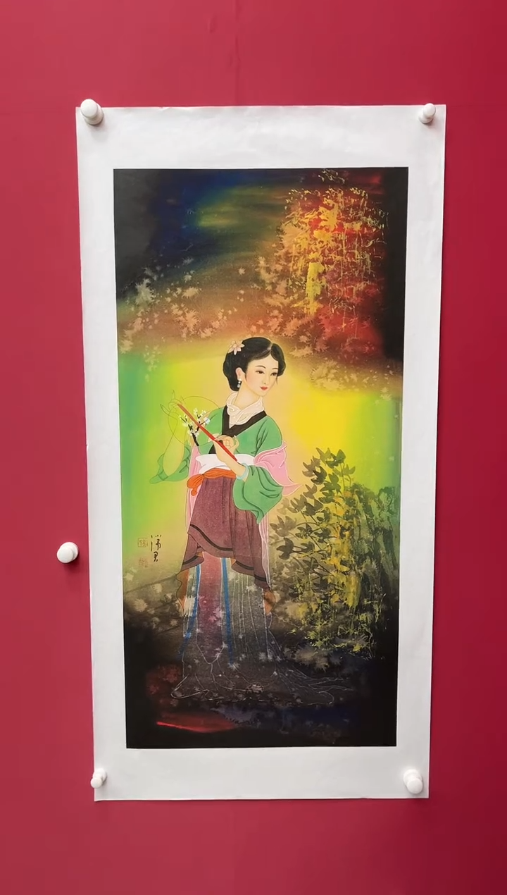 【闪购商品】国画吴-三尺山水/无框/W