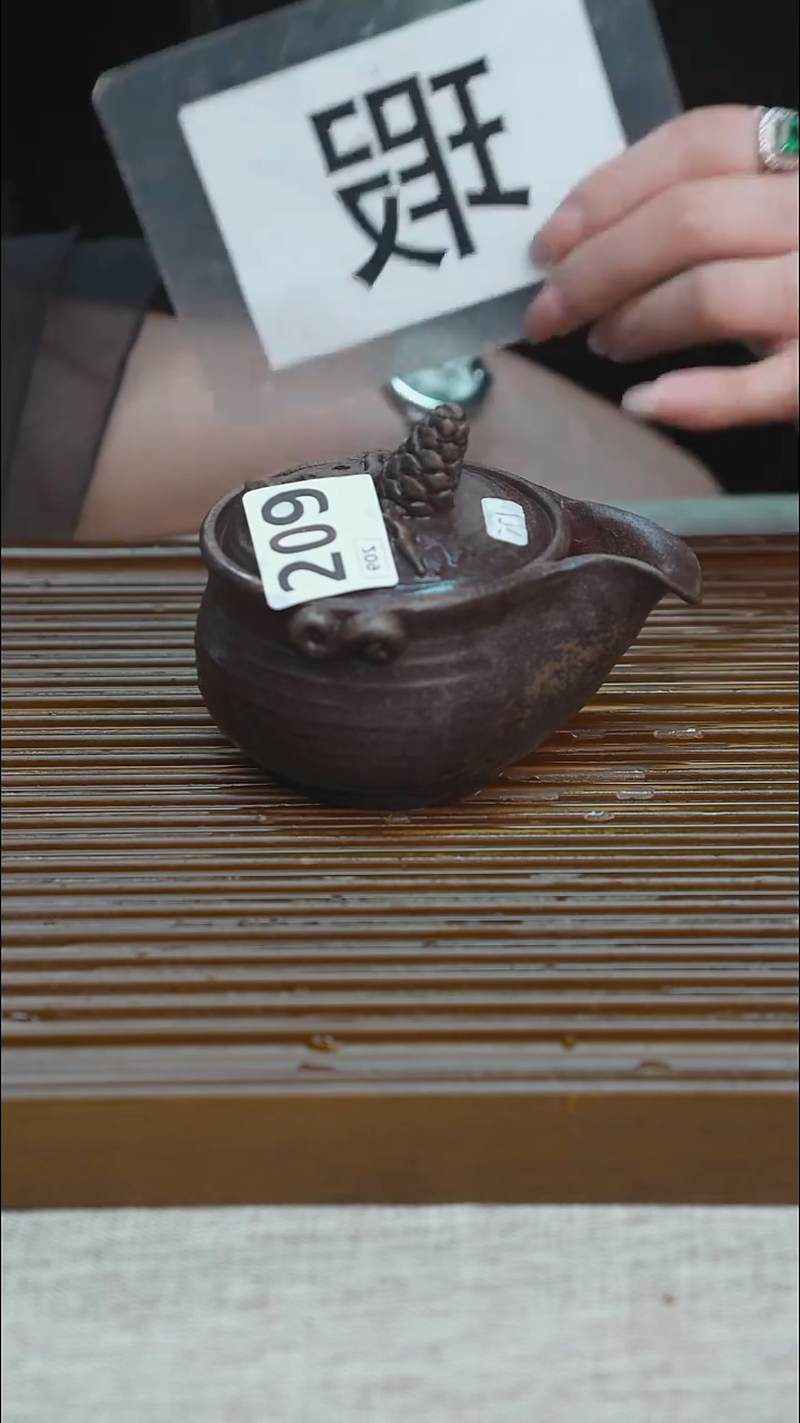 纯手工粗陶茶具每一只不一样