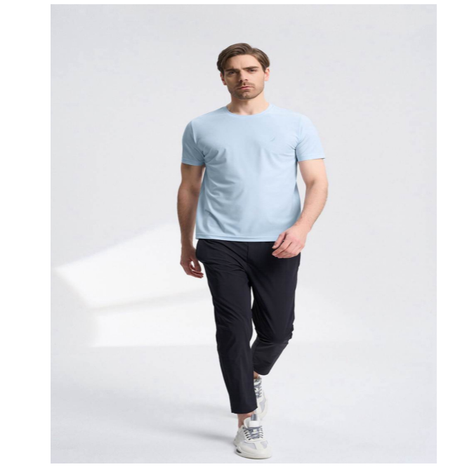 诺帝卡 百搭舒适短袖圆领T恤-232TO32514CF