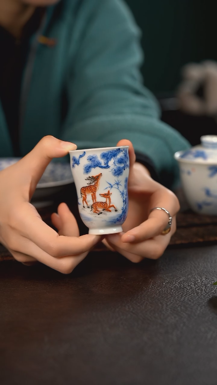【闪购商品】杯聚澜堂福禄双至高葫芦杯