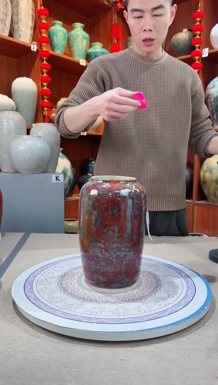 【闪购商品】瓶陶瓷花瓶 无花 微瑕a781  