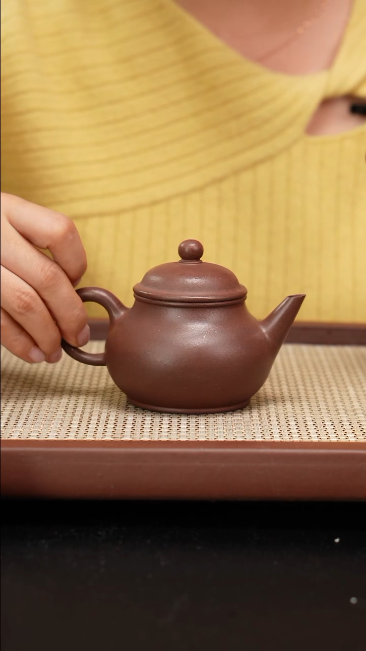 【闪购商品】紫砂茶壶底槽青芭乐水平160cc