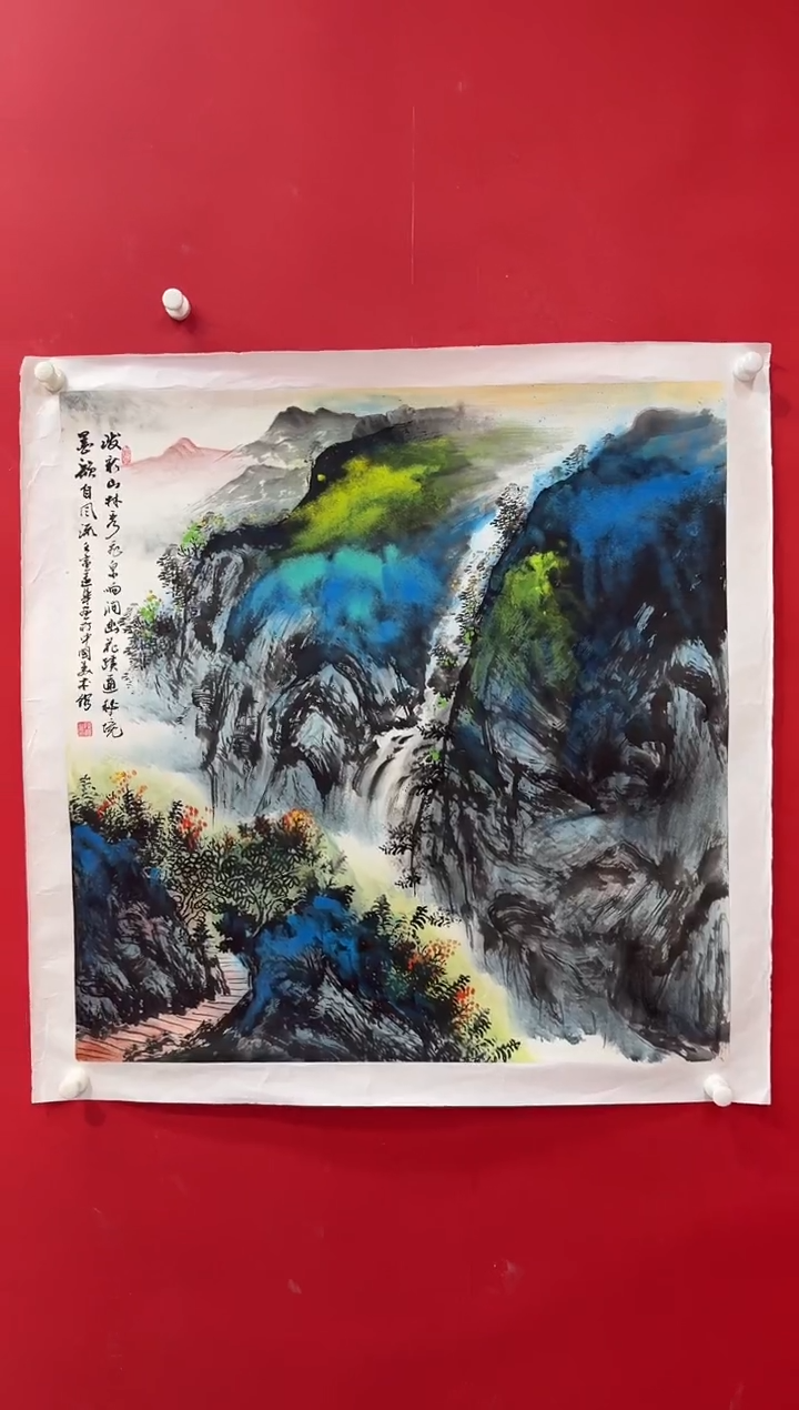 国画画家陆远华纯手绘原作