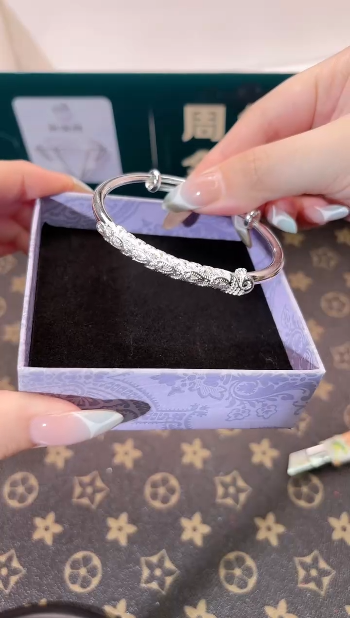 银制精品手镯—-015