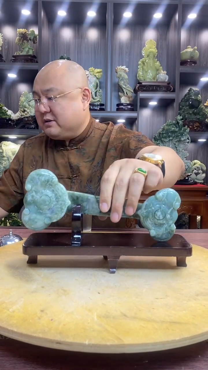 玉嘉* 玉岫岩料手工雕刻摆件居家装饰送礼一物一图