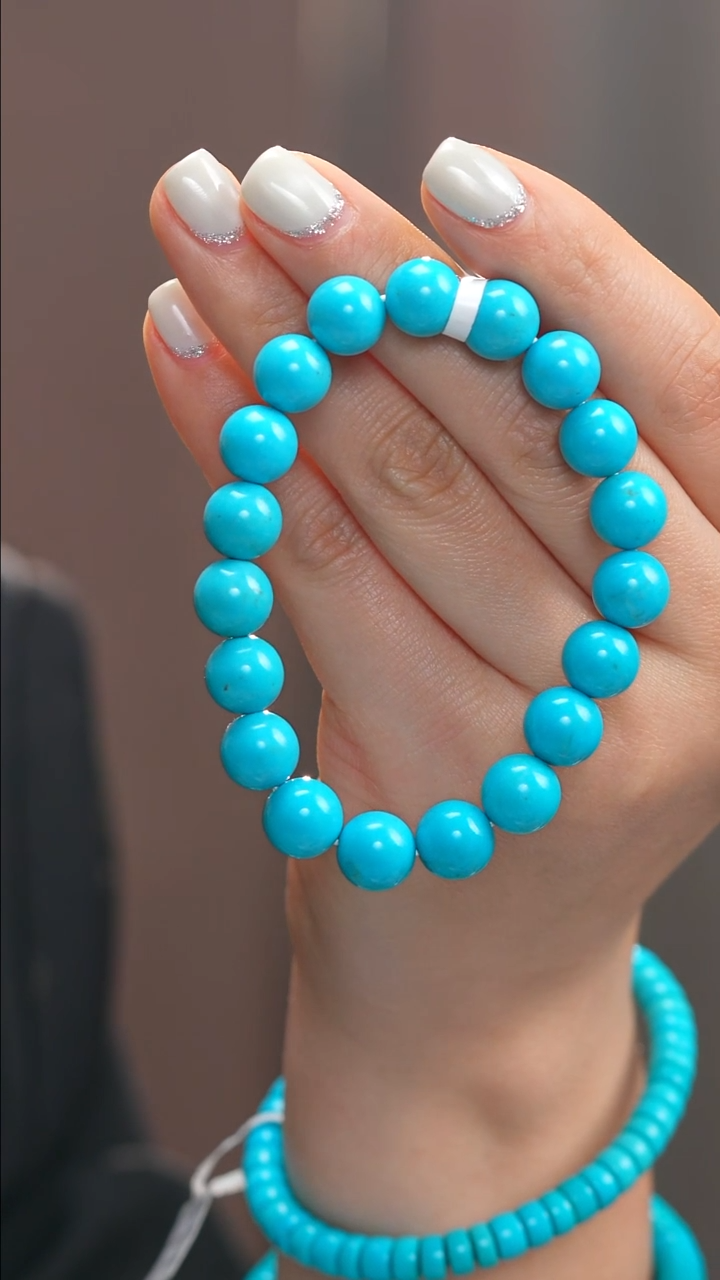 未镶嵌绿松石手串1