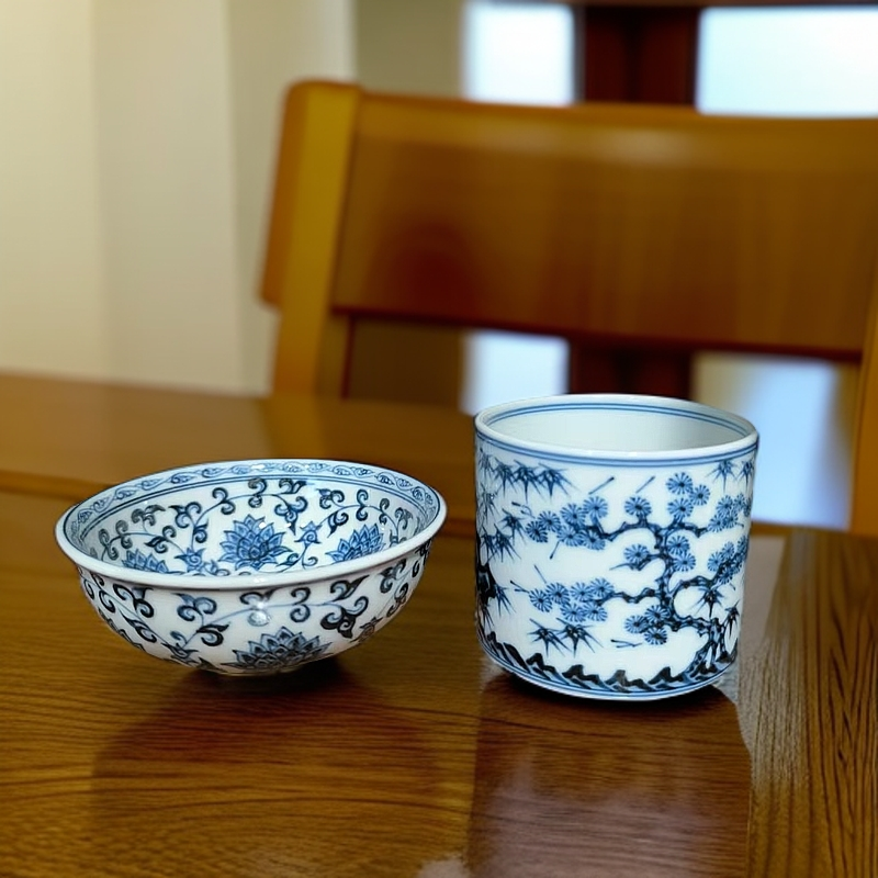 【小乔赏瓷】景德镇手工手绘柴窑惜字杯【混搭发一个】