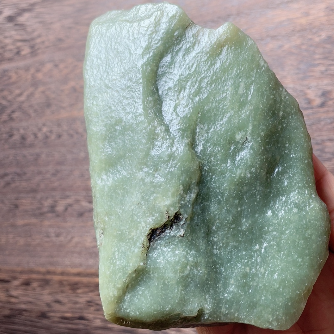 新疆和田玉戈壁玉戈壁料年终大放漏 纯天然无修型尺寸107/73/18mm