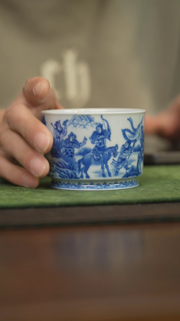 【闪购商品】杯柴窑青花破价福利