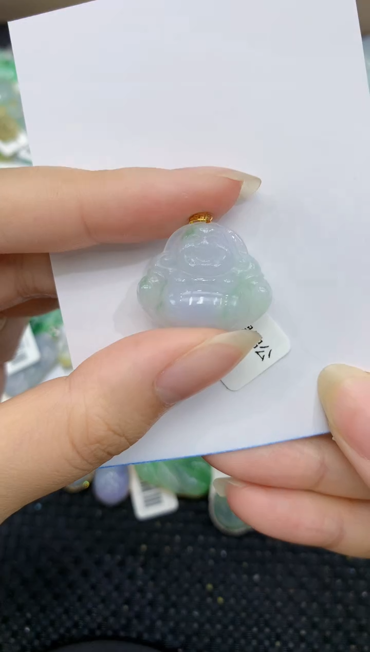 【闪购商品】翡翠颈饰18K金镶嵌8888888888