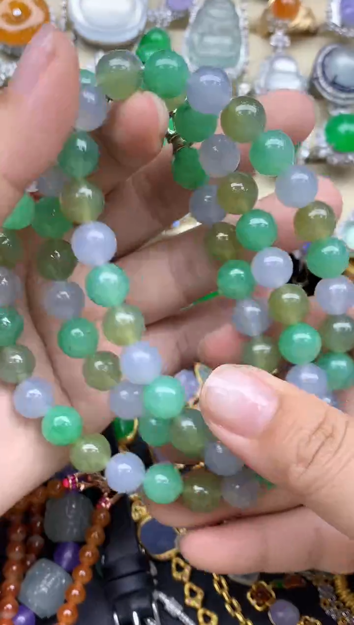 未镶嵌翡翠手链371-春日珠宝