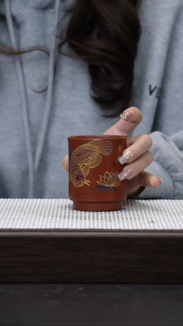 【闪购商品】紫砂茶壶宜兴紫砂杯大红袍120cc