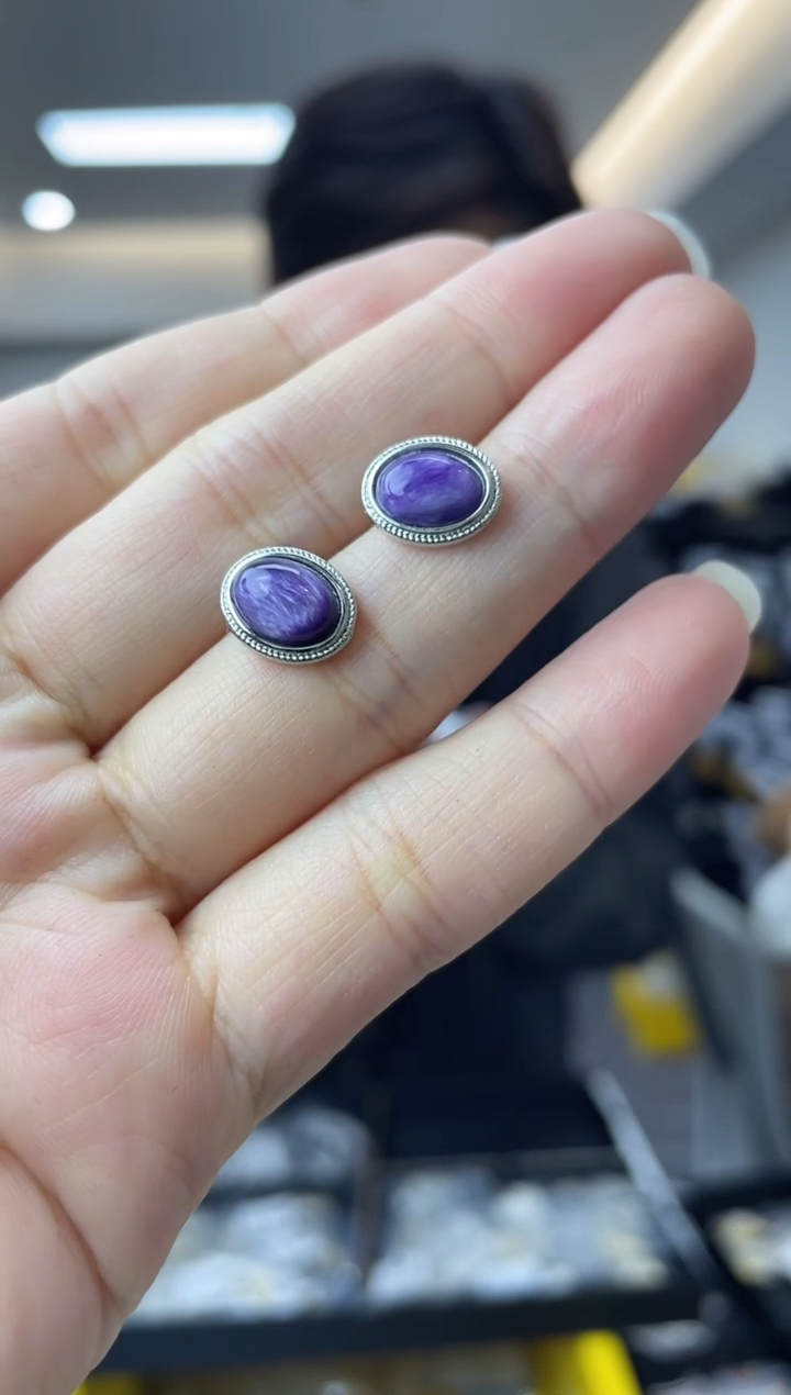 【闪购商品】查罗石（紫龙晶）·银S925镶嵌多样性一件发货