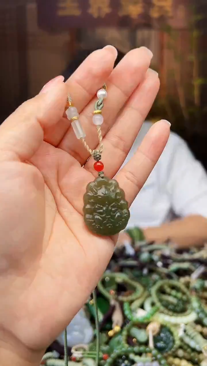 颈饰未镶嵌和田玉多样性发货拍一发一