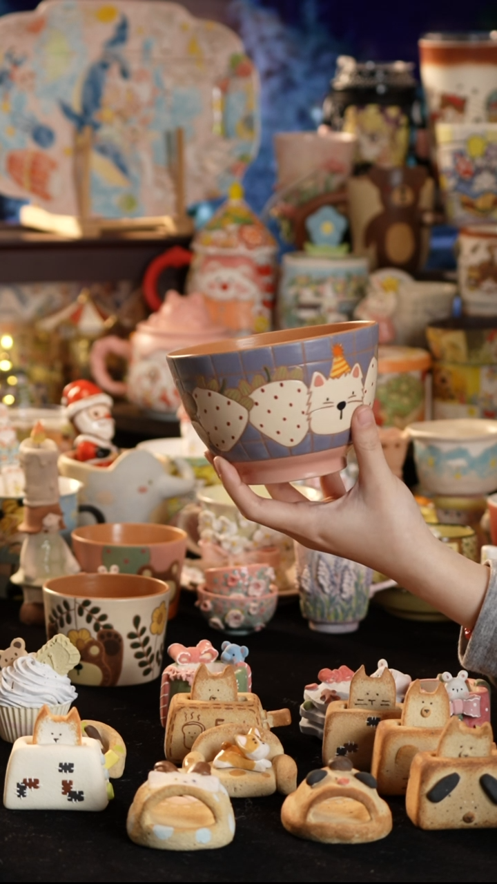 其他陶景德镇釉下彩手绘设计师款陶瓷