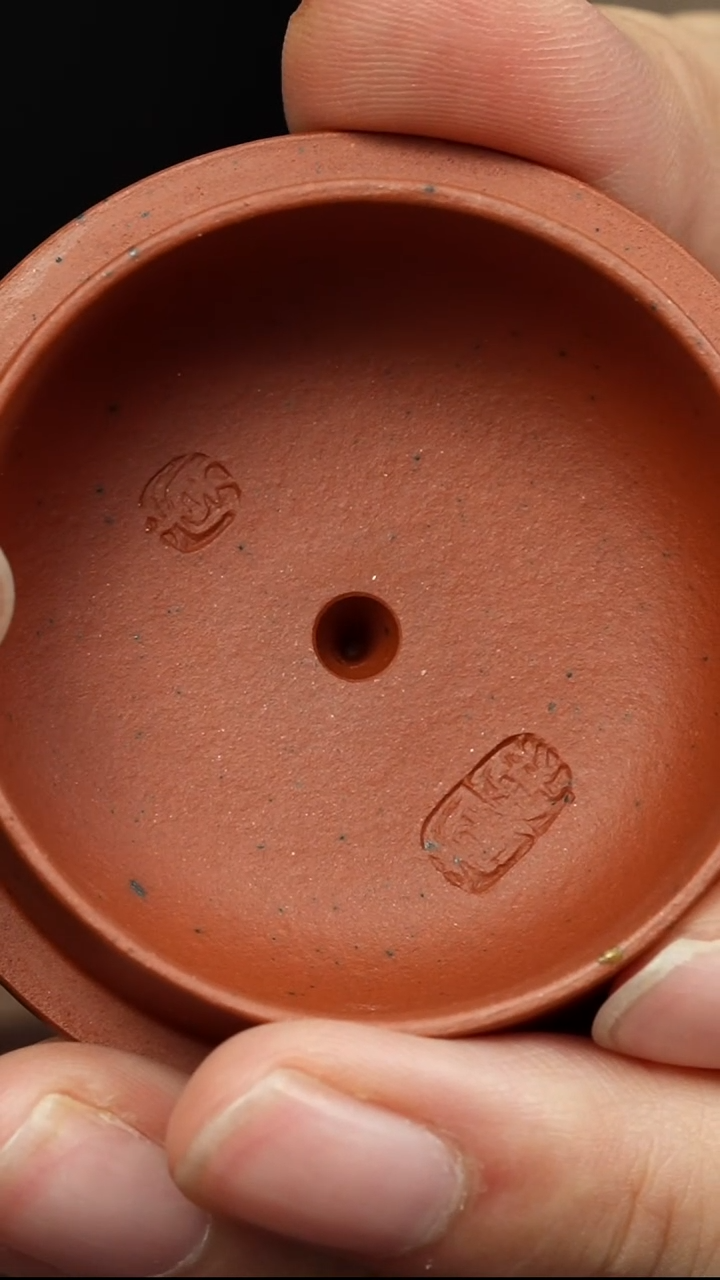 紫砂茶壶大红泥许愿盒