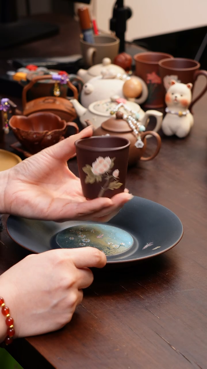 【闪购商品】原矿紫砂朱泥杯子