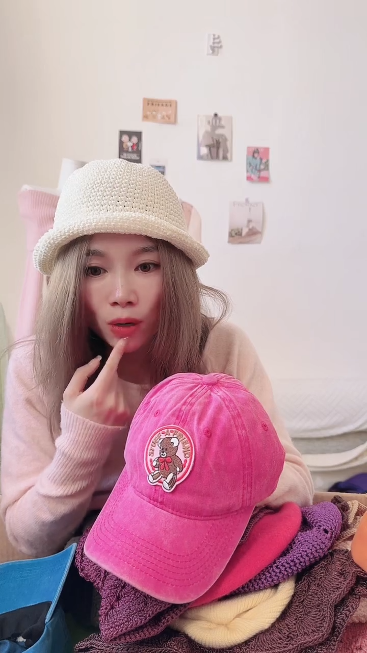 Tpu粉色鸭舌帽福利