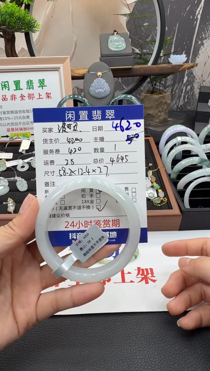 未镶嵌手镯翡翠波*手镯